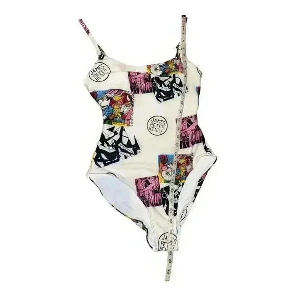 Swimnista James Peter Henry Marvelous Artwork Swimsuit, Sz M - Picture 7 of 7